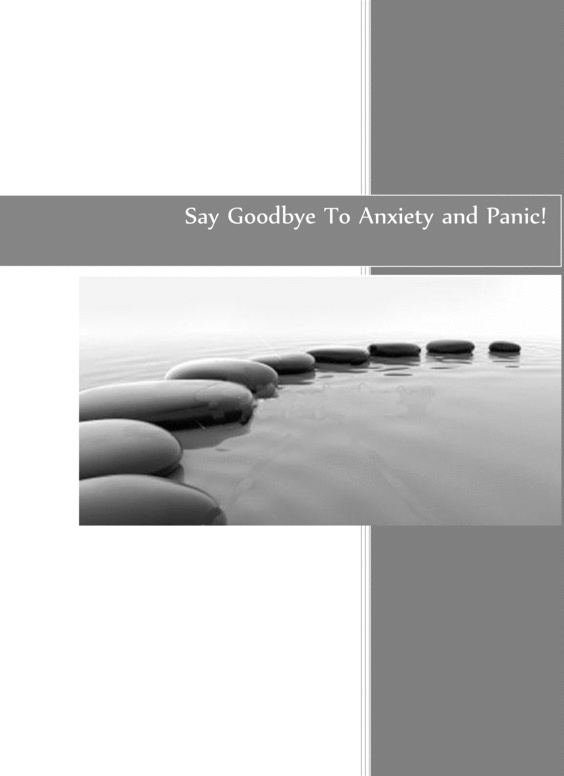 Product picture How To Get Rid Of Anxiety Naturally In Less Than 30 Days!